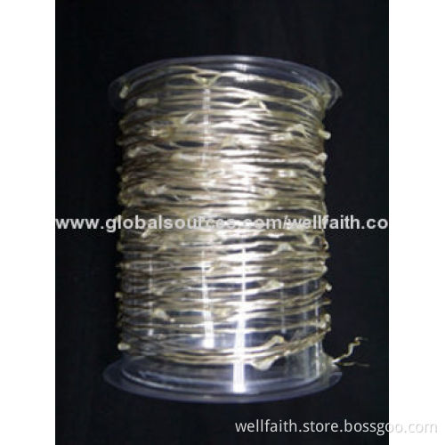 Waterproof Flexible LED Copper Silver Rice String Light, 110/220V Voltage, 2, 5, 10, 20, 30m Length